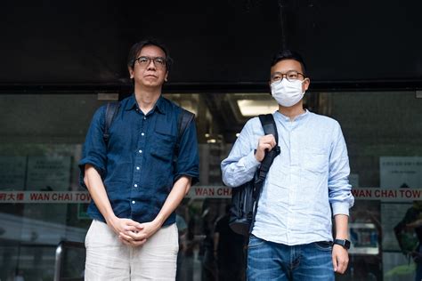 Guilty verdicts for two Hong Kong journalists charged with  .